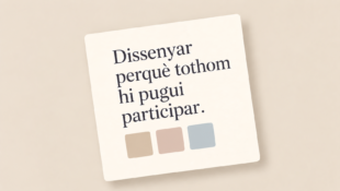 Dissenyar per a tothom: Disseny Universal per a l’Aprenentatge